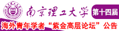 大鸡巴操网页南京理工大学第十四届海外青年学者紫金论坛诚邀海内外英才！